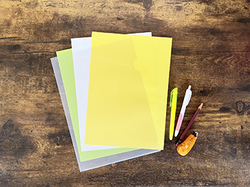 名入れクリアファイル