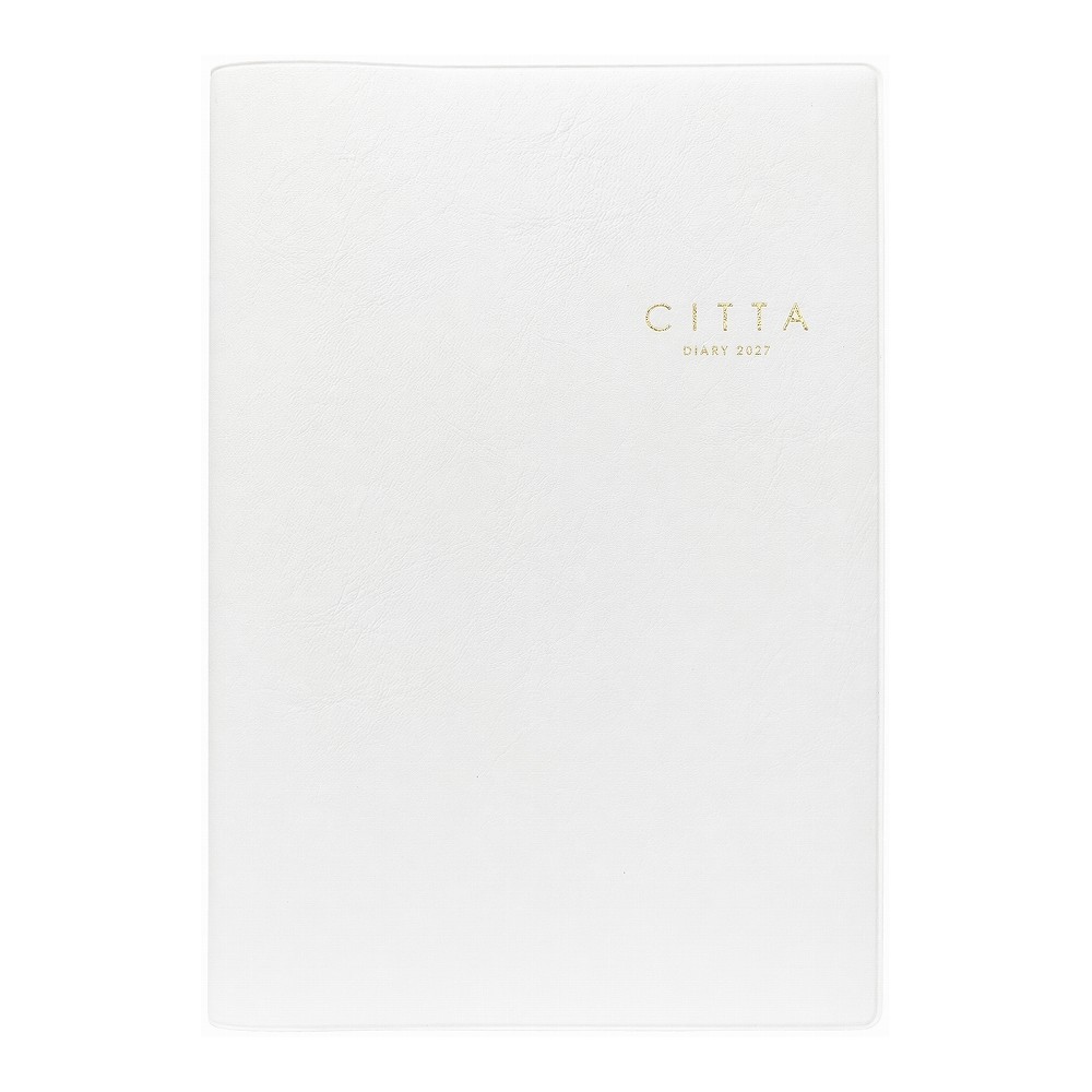 CITTA DIARY 2027 ピュアホワイトの表紙